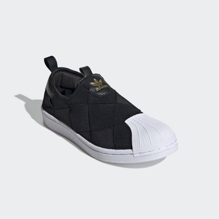 รองเท้าผ้าใบสำหรับผู้หญิง Slip-on Superstar adidas ORIGINALS สีดำ FV3187